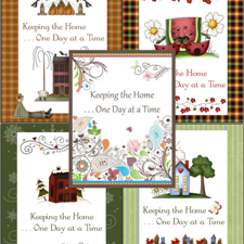 Household Notebook | Home Management Binder Covers, Spines, and Dividers