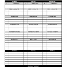 At-a-Glance Planner Weekly 2 Page Spread