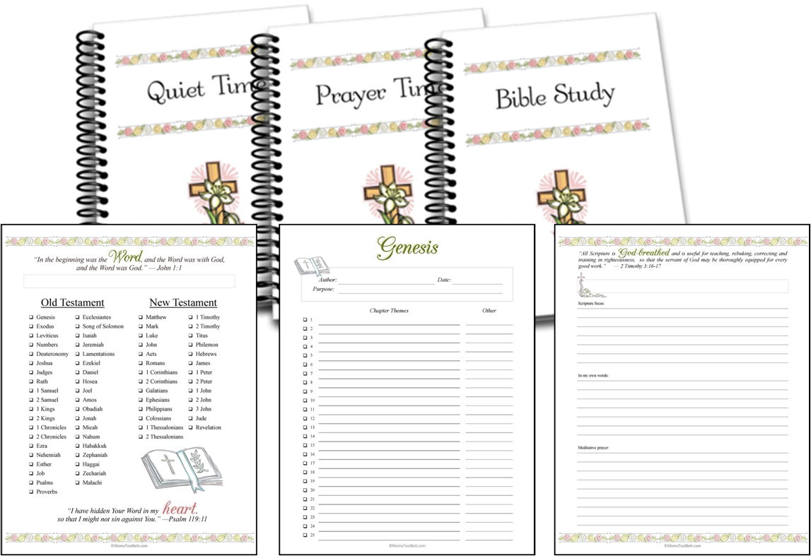 Bible Study and Quiet Time Pages