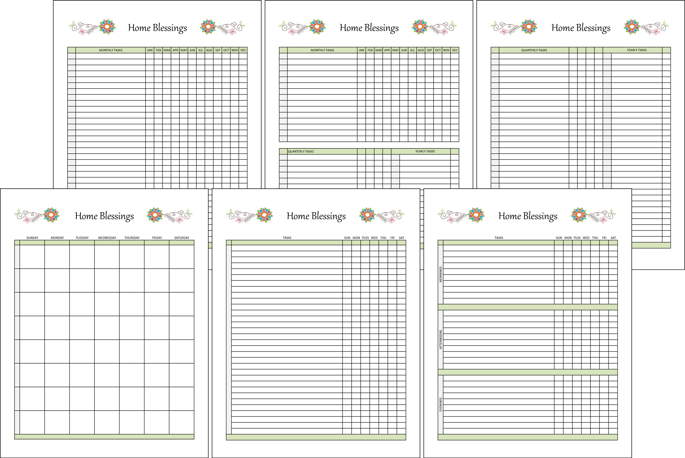 Household / Home Maintenance Planner