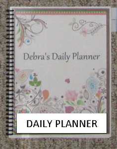 Make a Household Planner Notebook: Debra's Spiral-Bound Daily Planner