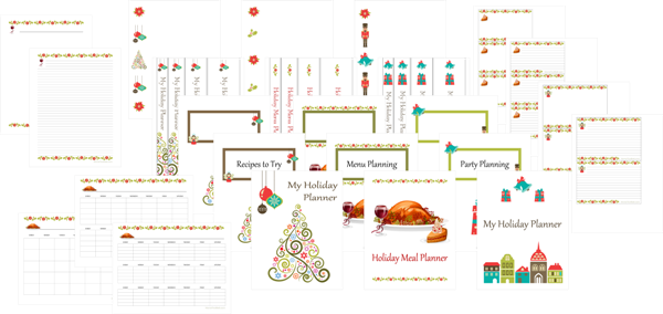 Holiday Planner Sampler