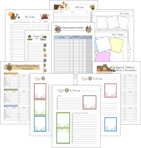 Household Planner Samples